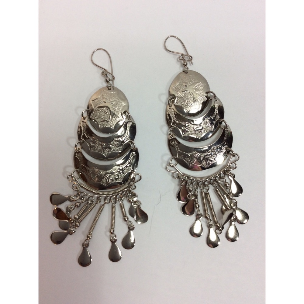 Alpaca Silver Earrings